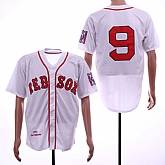 Red Sox 9 Ted Williams White 1939 Throwback Jersey Dzhi,baseball caps,new era cap wholesale,wholesale hats